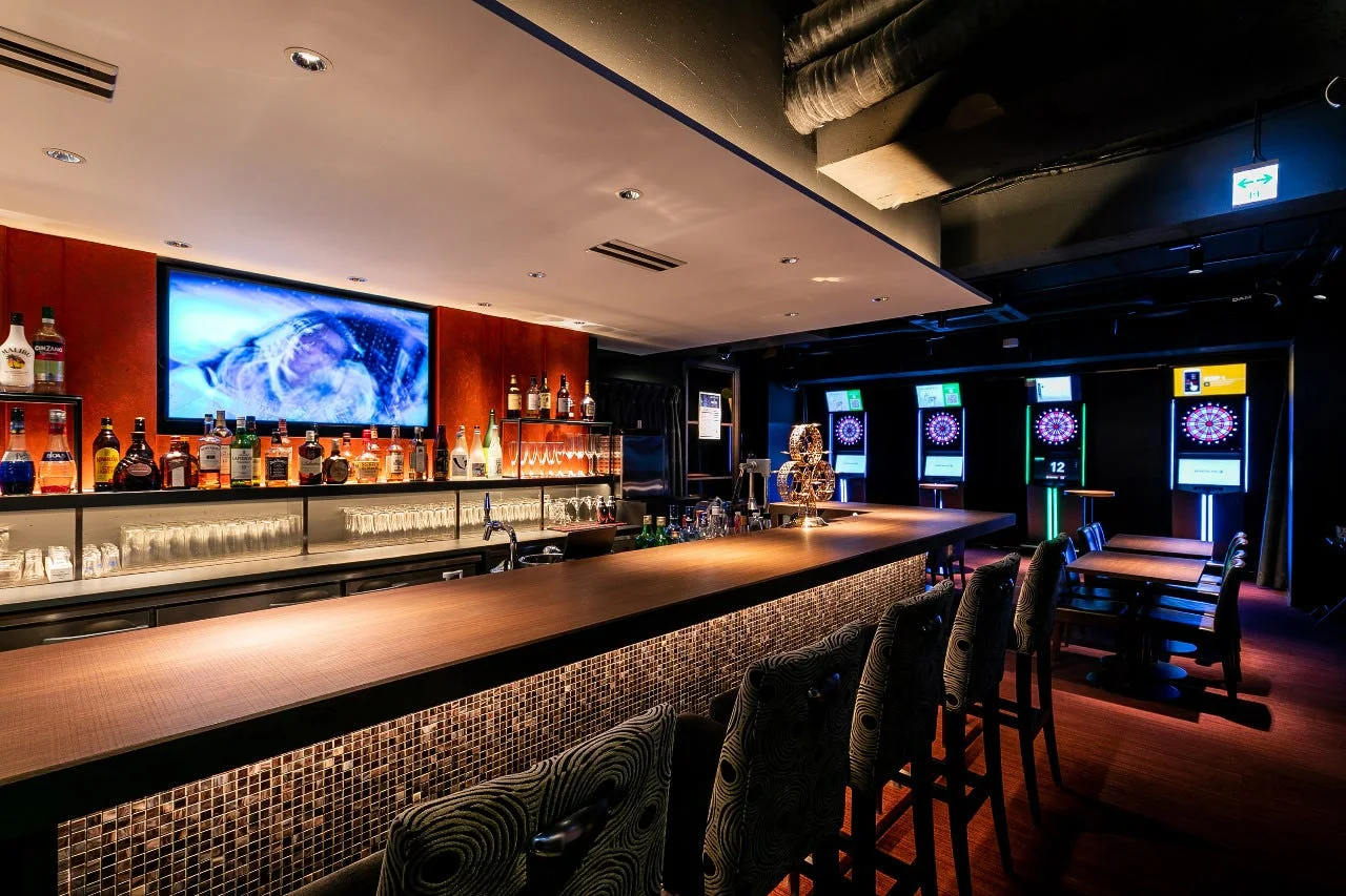 渋谷ダーツバー DELTA+ バーカウンター